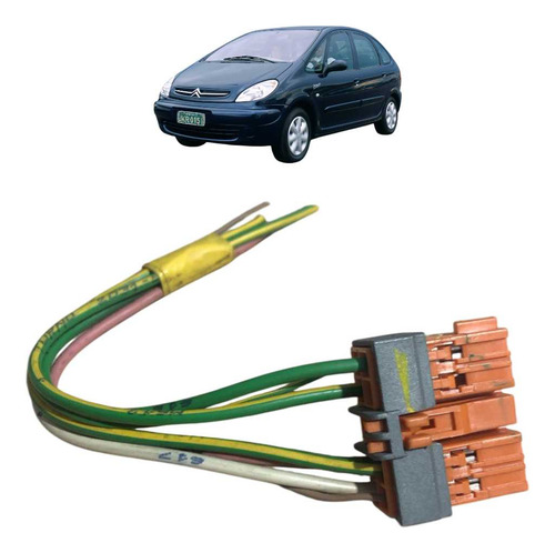 Chicote Conector Plug Botao Vidro Traseiro Xsara Picasso 08