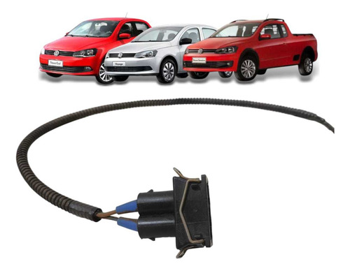 Chicote Conector Plug Buzina Gol Voyage Saveiro 2009 A 2018