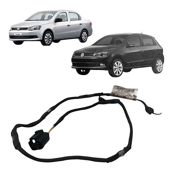 Chicote Conector Plug Fechadura Traseira Gol Voyage 09 A 16