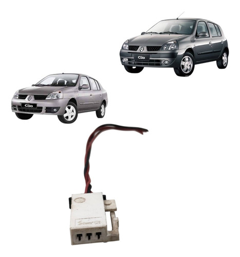 Chicote Conector Plug Luz Interna Teto Clio 2003 2004 2005