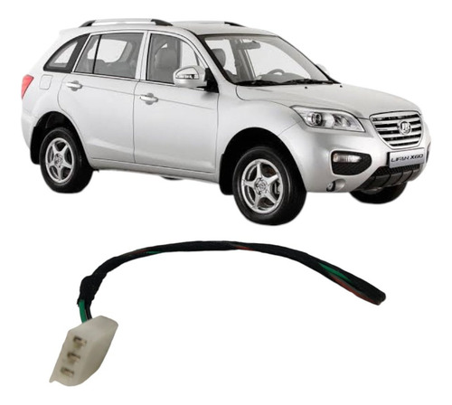 Chicote Conector Plug Luz Interna Teto Lifan X60 2014 2015