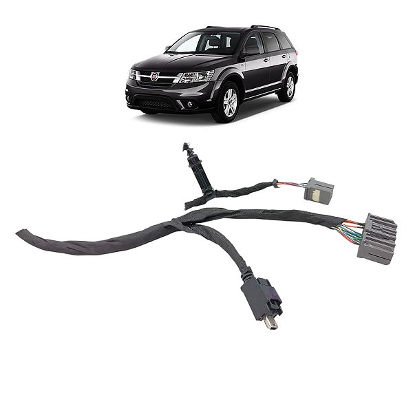 chicote conector plug modulo Bluetooth freemont 2012 a 2016