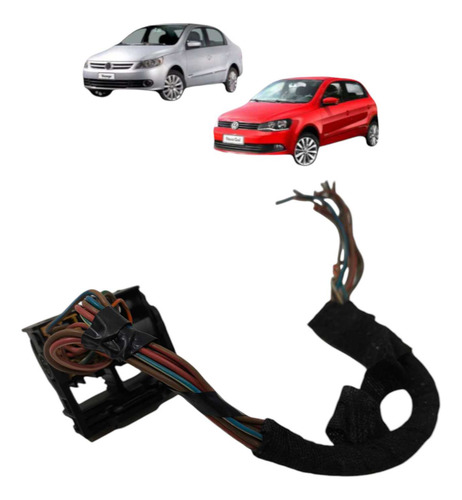 Chicote Conector Plug Radio Mp3 Gol Voyage G6 2013 A 2016