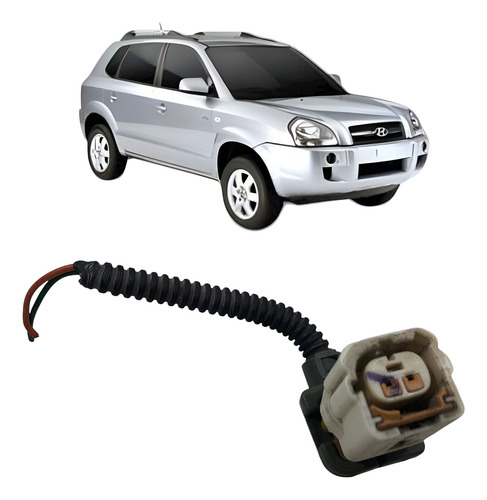 Chicote Conector Plug Sensor Colisao Direito Tucson 2009