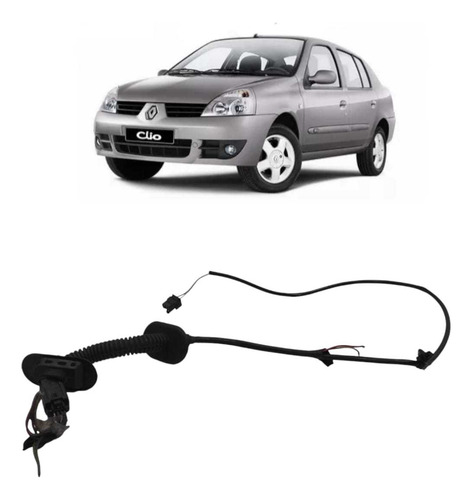 Chicote Conector Porta Traseira Esquerda Clio 2002 A 2008