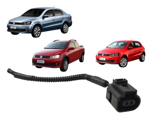 Chicote Conector Sensor Detonação Gol Voyage Saveiro 13 A 18