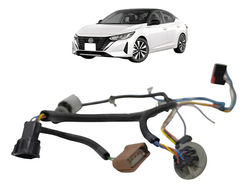 Chicote Farol Com Projetor Direito Nissan Sentra 2017 A 2019