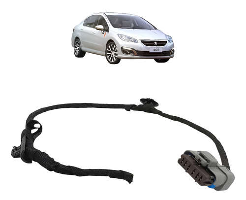 Chicote Plug Fechadura Dianteira Esquerda Peugeot 408 2014