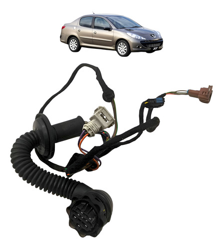 Chicote Porta Traseira Direita Peugeot 207 Passion 2010 2011