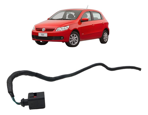 Chicote Sensor Temperatura Preto Gol Fox G5 G6 Voyage G5 G6