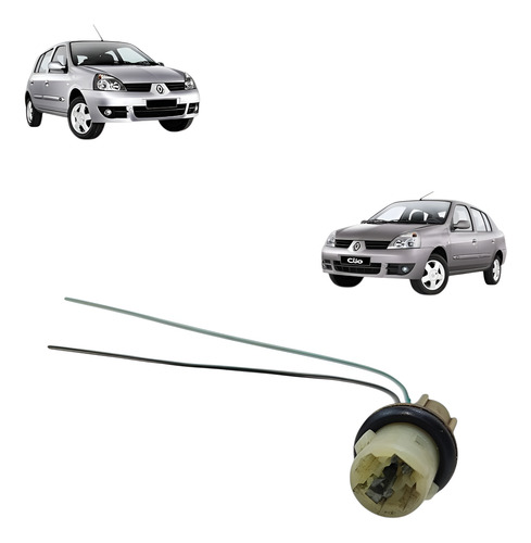 Chicote Soquete Luz Pisca Paralama Renault Clio 2001 A 2012