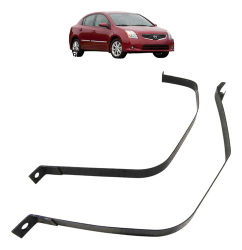 Cinta Suporte Tanque Combustível Nissan Sentra 2007 A 2012 Preto