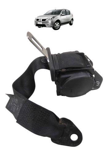 Cinto Segurança Traseiro Direito Sandero Logan 2009 A 2014