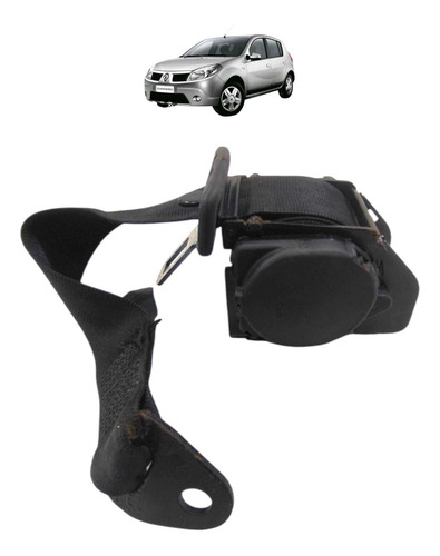 Cinto Segurança Traseiro Esquerdo Sandero Logan 2009 A 2014