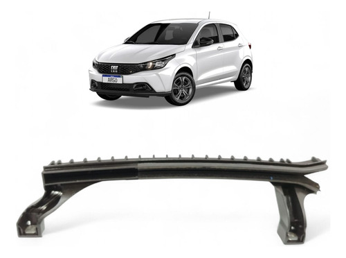 Guia Vidro Traseiro Esquerdo Fiat Argo 2018 2019 A 2022 Preto