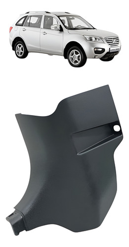 Acabamento Soleira Dianteira Esquerda Lifan X60 2014 2015 Preto