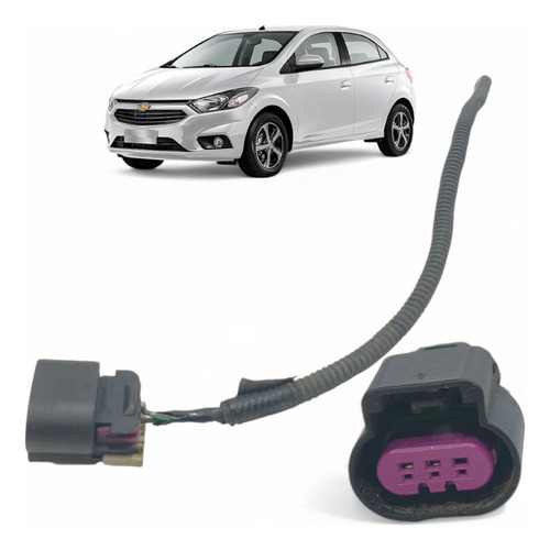 Chicote Conector Plug Fechadura Capo Onix Prisma 2013 A 2019