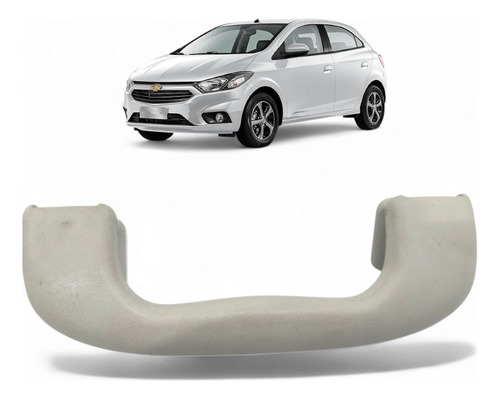 Alça Teto Pega Mao Dianteiro Gm Onix Prisma 2013 A 2019 Bege