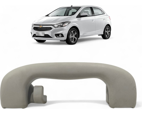 Alça Teto Pega Mao Traseiro Gm Onix Prisma 2013 A 2019 Bege