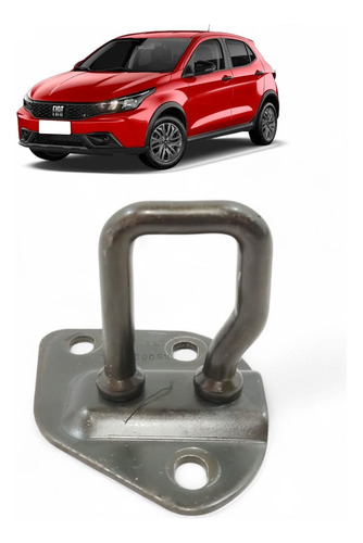 Trava Batente Banco Traseiro Esquerdo Fiat Argo 2017 A 2024 Prata