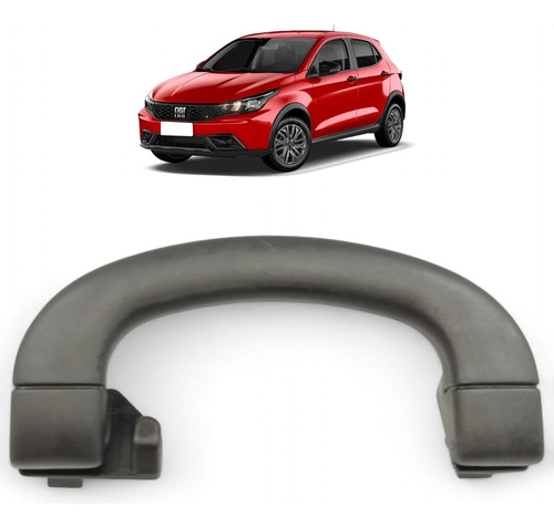 Alça Teto Pega Mao Traseiro Argo Cronos 2018 2019 A 2024 Preto