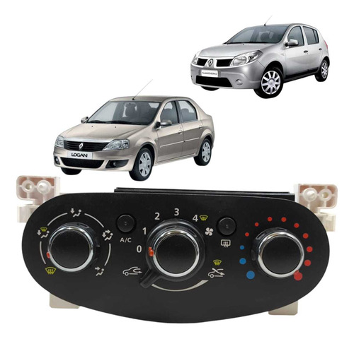 Comando Ar Condicionado Renault Logan Sandero 2013 A 2014
