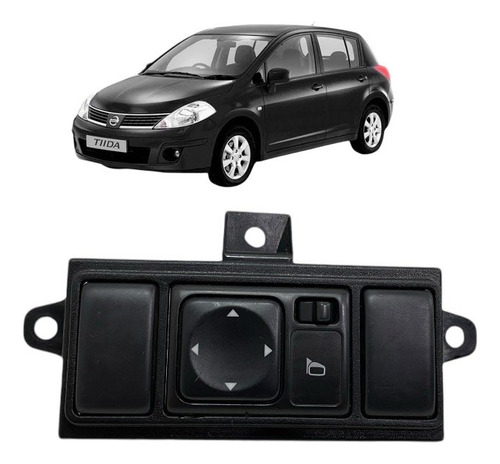 Comando Botões Retrovisor Elétrico Nissan Tiida 2008 A 2013