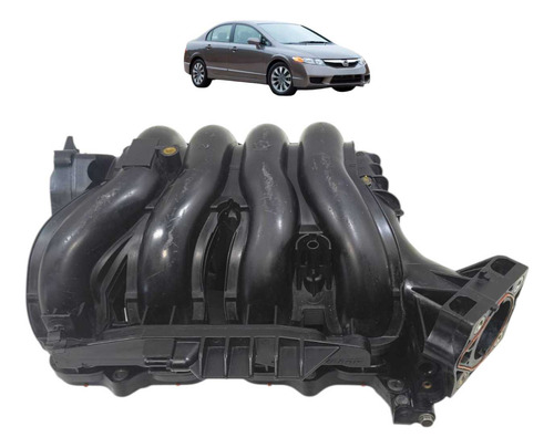 Coletor Admissão Honda Civic 1.8 2007 2008 2009 2010 2011