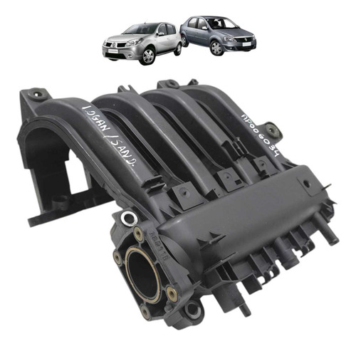 Coletor Admissao Logan Sandero 1.0 16v 2007 2008 A 2013