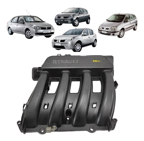 Coletor Admissão Renault Sandero Clio Scenic Symbol 1.6 16v