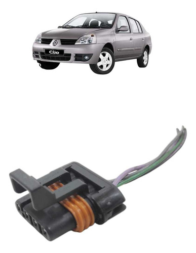 Conector Sonda Lambda Pós Catalizador Clio 2000 A 2009
