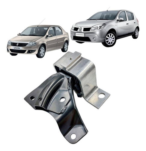 Coxim Motor Direito Logan Sandero 1.6 8v 2007/2014 C/suporte
