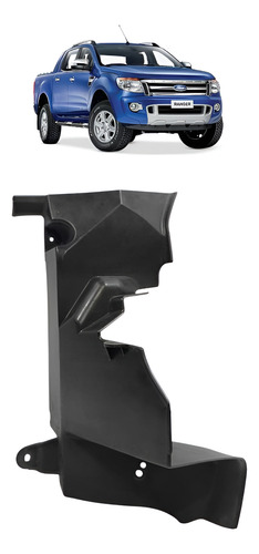 Defletor Ar Lateral Esquerdo Radiador Ranger 2013 A 2016