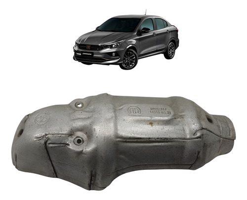 Defletor Calor Catalisador Fiat Argo Cronos 1.0 2017 A 2022