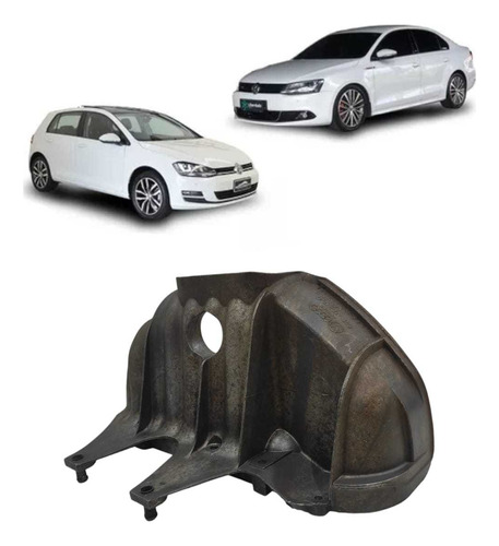 Defletor De Calor Coletor Escapamento Jetta Golf 2011 A 2016