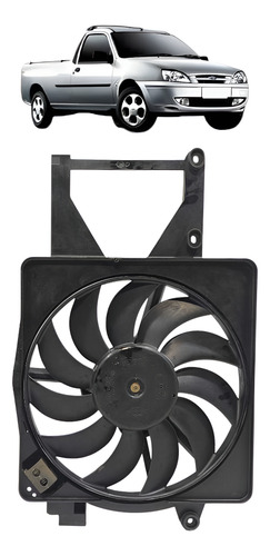 Defletor Ventoinha Ford Courier 2001 2002 2003 A 2012 Com Ar