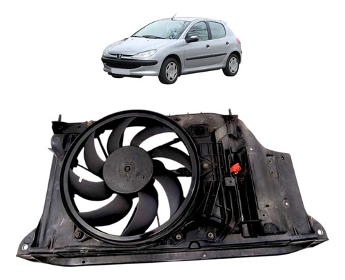 Defletor Ventoinha Peugeot 206 207 1.4 2005 A 2013 Com Ar
