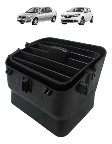 Difusor Ar Central Lado Direito Sandero Logan 2015 A 2021