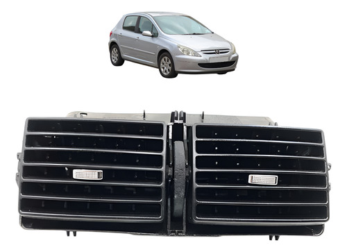 Difusor Ar Central Painel Peugeot 307 200212 9634511177 Orig