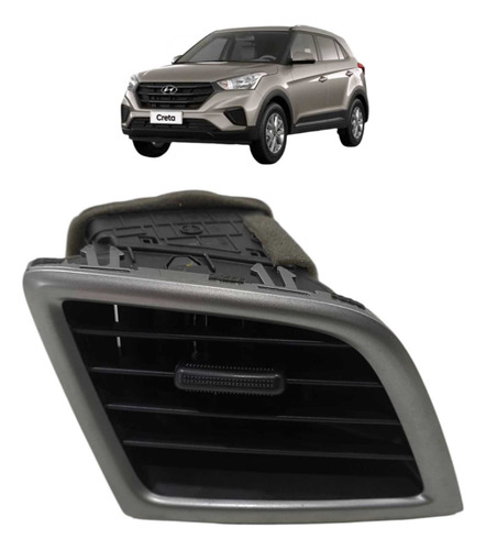 Difusor Saída Ar Lado Esquerdo Hyundai Creta 2017 A 2020