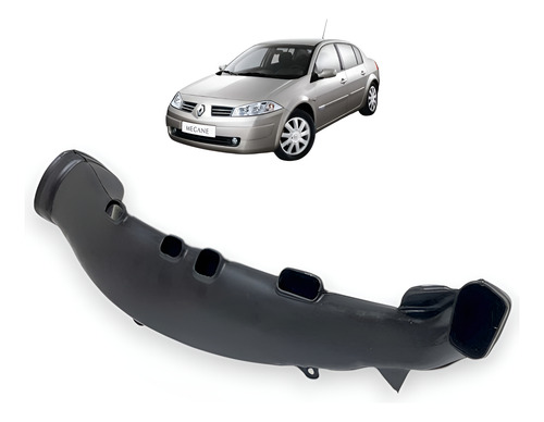 Duto Ar Painel Central Renault Megane 2010 820048577 Cinza