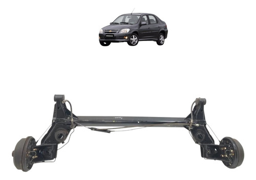 Eixo Traseiro Chevrolet Prisma 2007 2008 2009 2010 2011 2012 Preto