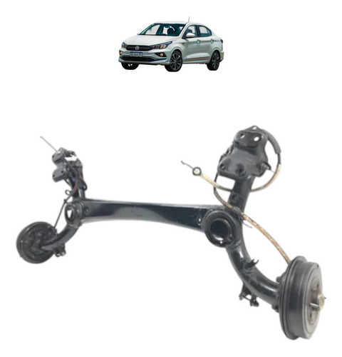 Eixo Traseiro Fiat Cronos 2018 Com Abs Preto