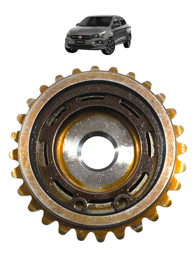 Engrenagem Condutora Motor Argo Cronos 1.0 3cc 2017 A 2024 Bordô