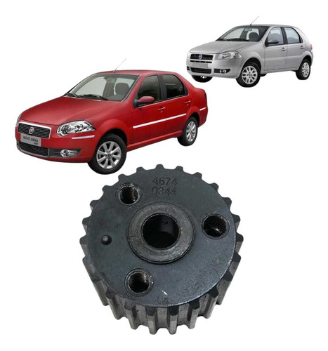 Engrenagem Do Virabrequim Fiat Palio Siena 2003 Até 2012