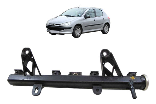 Flauta Bico Injetor Peugeot 206 207 Citroen C3 1.4 2006 A 13