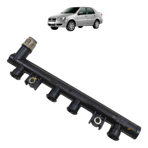 Flauta Injeção Fiat Siena Palio 1.0 Flex 2007 2008 A 2012