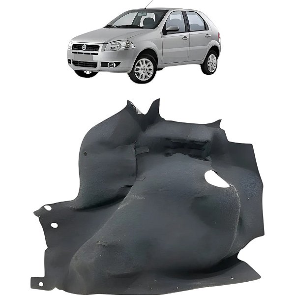 Forro Carpete Porta Malas Lado Esquerdo Palio Elx 2008 2009