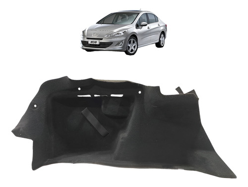 Forro Lateral Esquerdo Porta Malas Peugeot 408 2011 A 2015