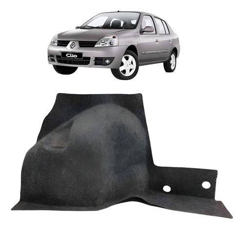 Forro Lateral Porta Malas Lado Direito Clio Sedan 2005 2006